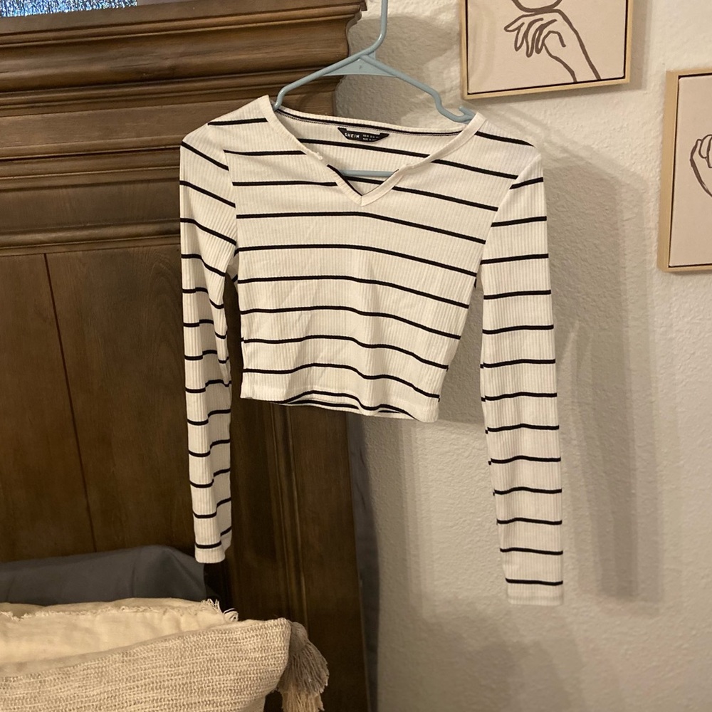 Black and white Shein shirt